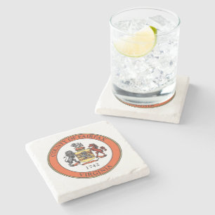 Siegel Fairfax Landkreis, Virginia Steinuntersetzer