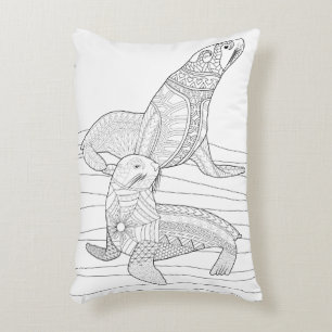 Siegel Farbkissen für Erwachsene Zierkissen