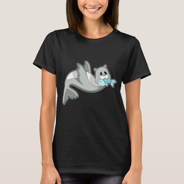 Siegel Fish T-Shirt (Vorderseite)
