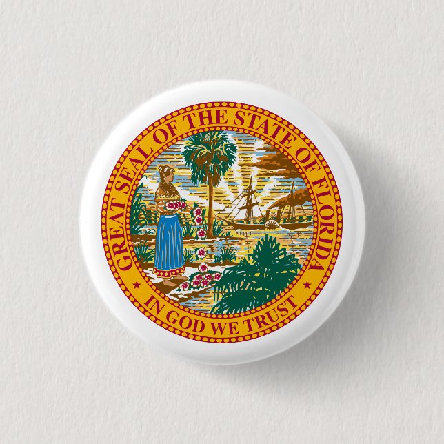 Siegel Florida Button (Vorderseite)