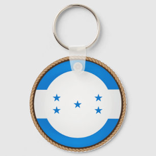 Siegel für die coole Honduras-Flagge Schlüsselanhänger