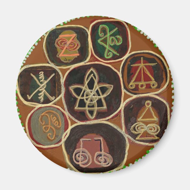SIEGEL HEAL: Karuna Reiki Emblem Magnet (Vorne)