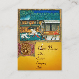 Siegel "HONEY BEX", RINDFLEISCH/Bienenzucht Visitenkarte