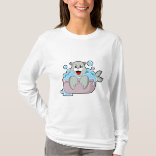 Siegel in der Badewanne T-Shirt