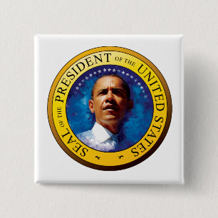 Siegel-Knopf Präsidenten-Barack Obama Button