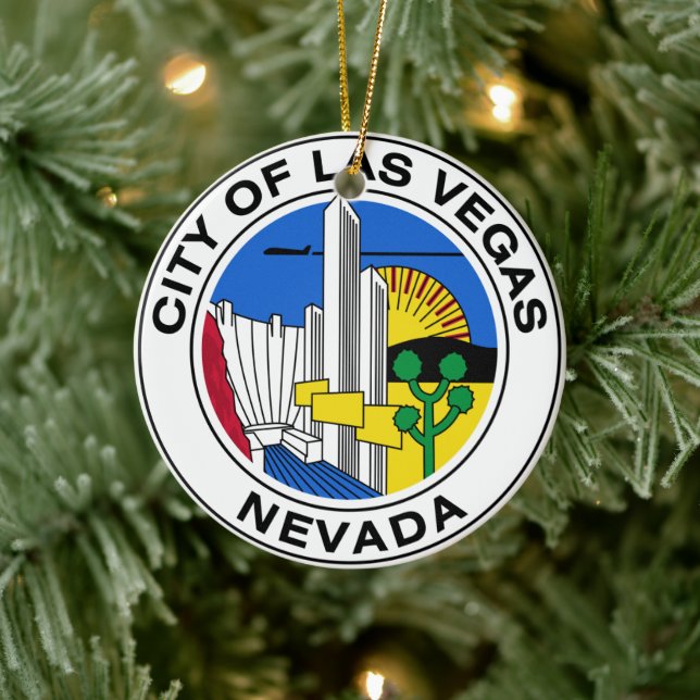 Siegel Las Vegas (Nevada) Keramik Ornament (Baum)