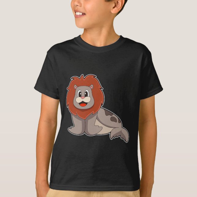 Siegel Lion T-Shirt (Vorderseite)