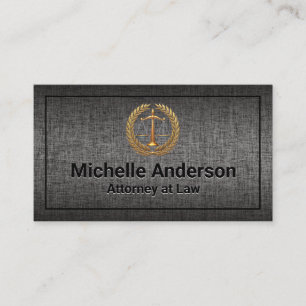 Siegel-Logo   Gray Fabric Texture Visitenkarte