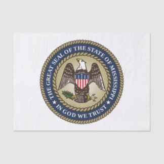 Siegel Mississippi Seidenpapier