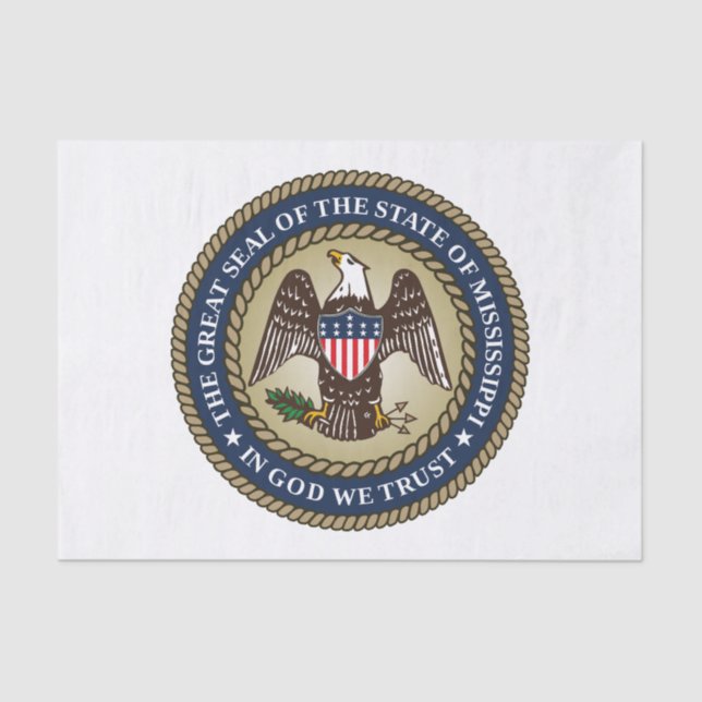 Siegel Mississippi Seidenpapier (Vorderseite)