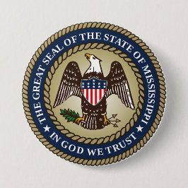 Siegel Mississippi (US-Staat) Button
