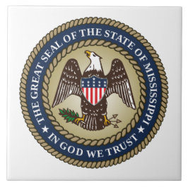 Siegel Mississippi (US-Staat) Fliese