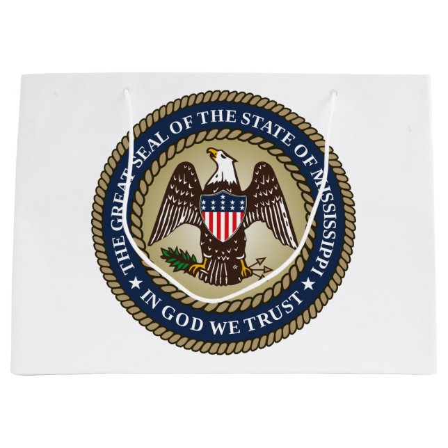 Siegel Mississippi (US-Staat) Große Geschenktüte (Vorderseite)