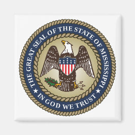Siegel Mississippi (US-Staat) Magnet