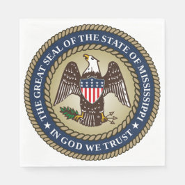 Siegel Mississippi (US-Staat) Serviette