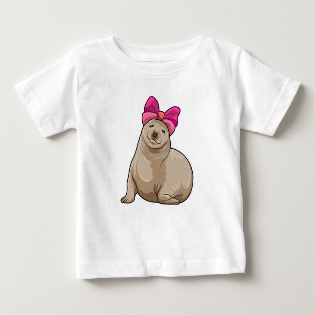 Siegel mit Band Baby T-shirt (Vorderseite)
