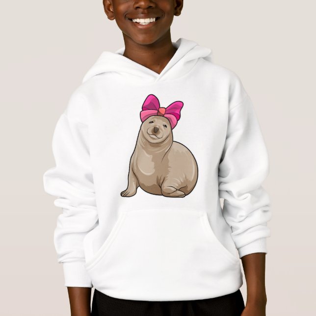 Siegel mit Band Hoodie (Vorderseite)