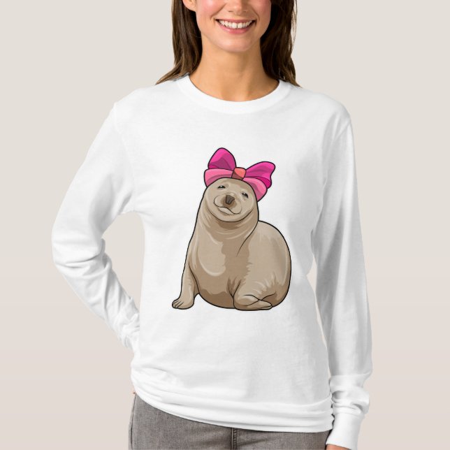 Siegel mit Band T-Shirt (Vorderseite)