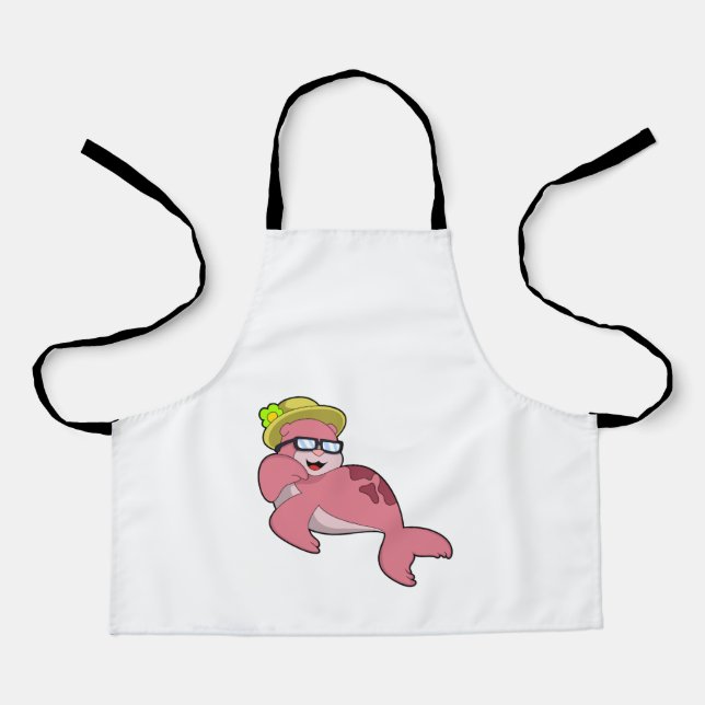 Siegel mit Brille.PNG Schürze (Vorderseite)