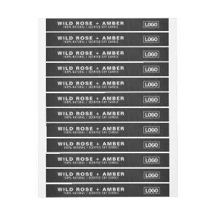 Siegel mit dem Logo-Label "dünne Kerze"