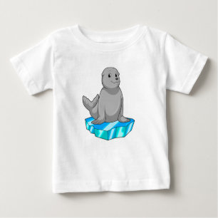 Siegel mit Eisscholle Baby T-shirt