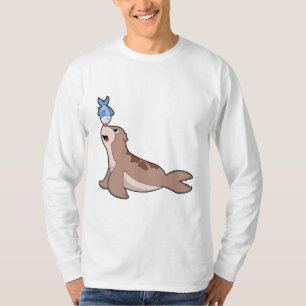 Siegel mit Fisch (2).PNG T-Shirt