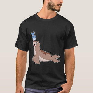 Siegel mit Fisch (2).PNG T-Shirt
