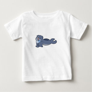 Siegel mit Fisch (3).PNG Baby T-shirt