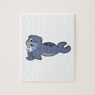 Siegel mit Fisch (3).PNG Puzzle