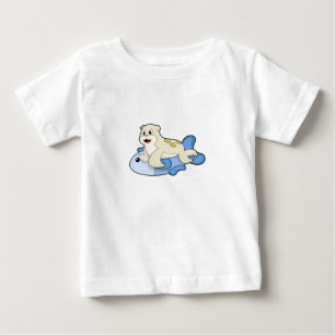Siegel mit Fisch Baby T-shirt