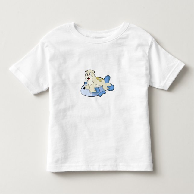 Siegel mit Fisch Kleinkind T-shirt (Vorderseite)