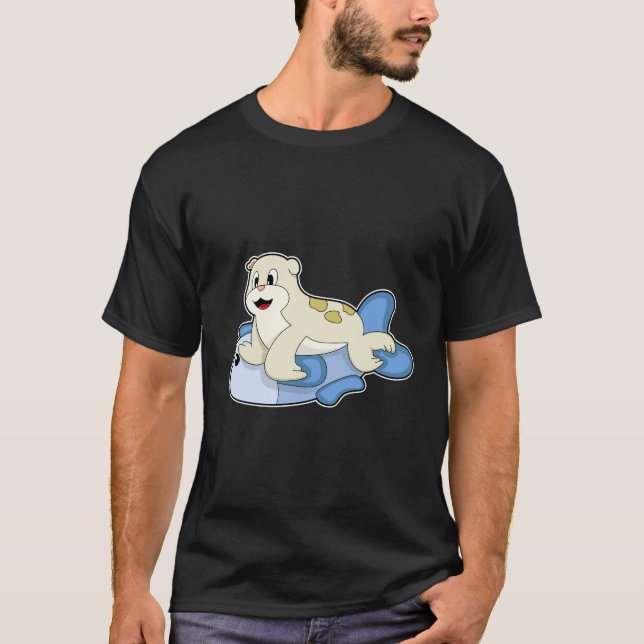 Siegel mit Fisch T-Shirt (Vorderseite)