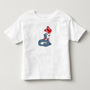 Siegel mit Geschenk Kleinkind T-shirt
