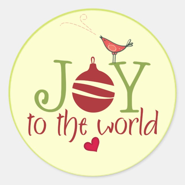 Siegel mit JOY Envelope Stickers (Vorderseite)