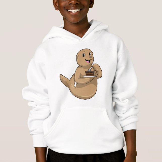 Siegel mit Kuchen Hoodie (Vorderseite)
