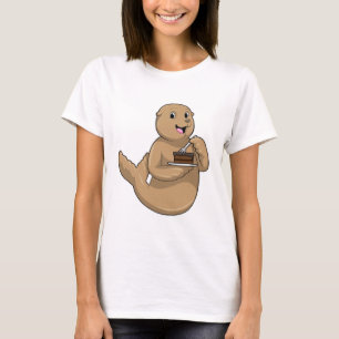Siegel mit Kuchen T-Shirt