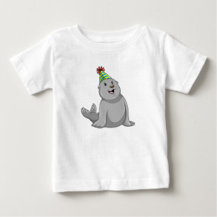 Siegel mit Party hat Party Baby T-shirt