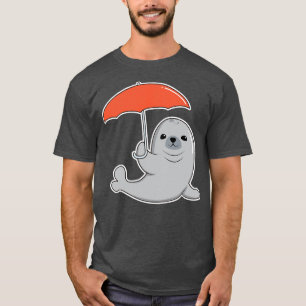 Siegel mit Schirm T-Shirt