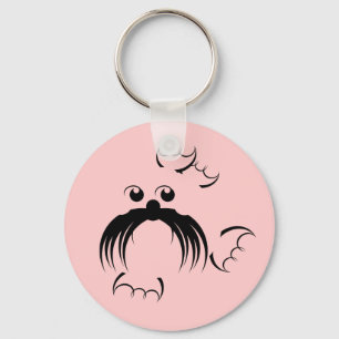 Siegel mit tollen Whiskers Schlüsselanhänger