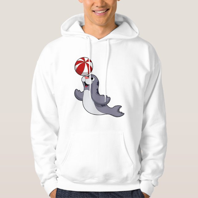 Siegel mit Wasserpolo Hoodie (Vorderseite)