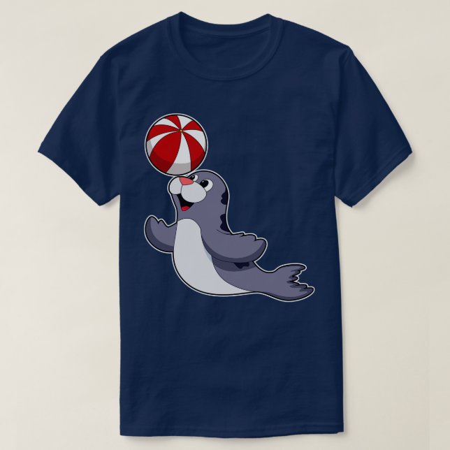 Siegel mit Wasserpolo T-Shirt (Design vorne)