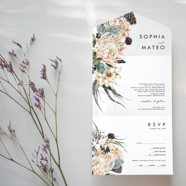 Siegel mit weißem Foto und senden All In One Einladung (Von Creator hochgeladen)