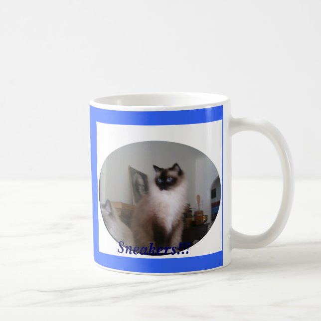 Siegel Mitted Ragdoll Katze, Turnschuhe!!! Kaffeetasse (Rechts)
