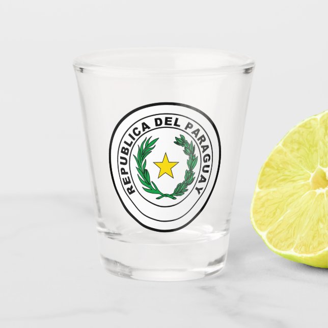 Siegel Paraguay Schnapsglas (Vorderseite)