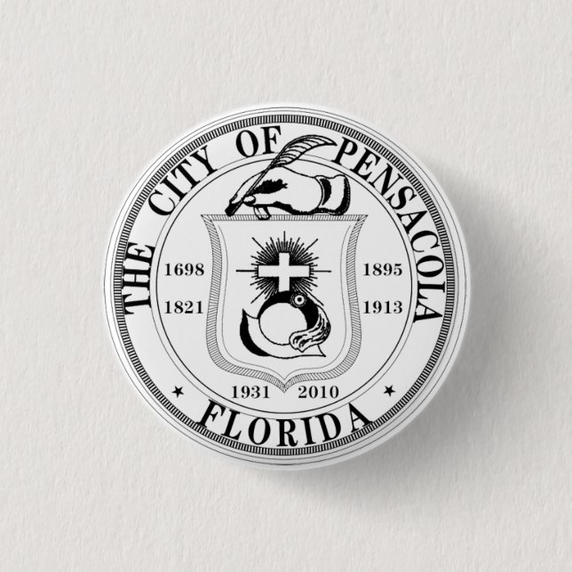 Siegel Pensacola, Florida Button (Vorderseite)