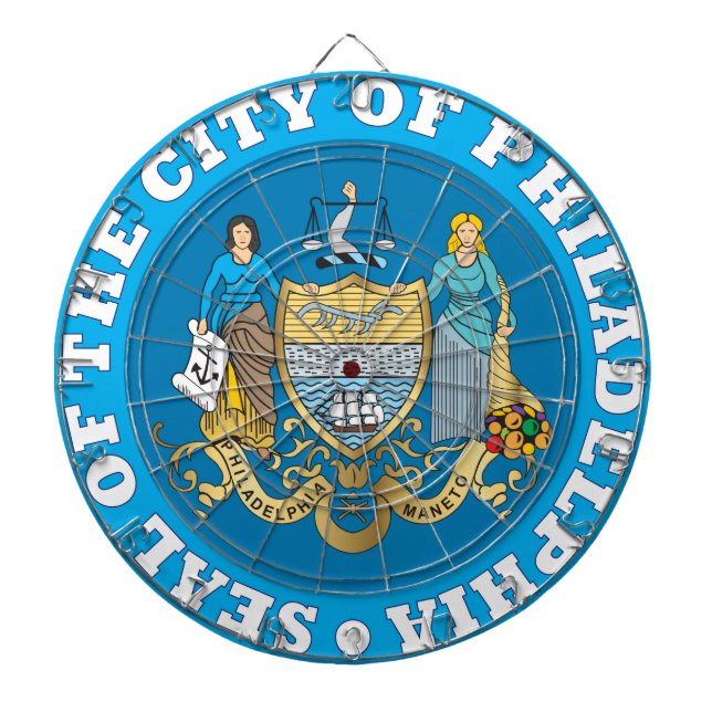 Siegel Philadelphia Dartscheibe (vorne)