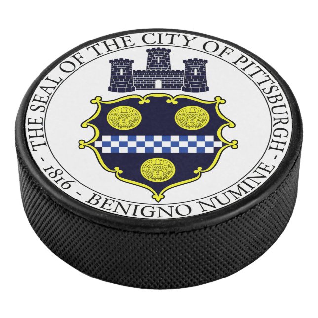Siegel Pittsburgh Eishockey Puck (3/4)