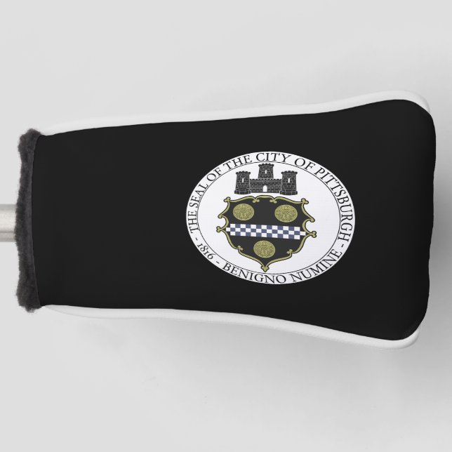 Siegel Pittsburgh Golf Headcover (Vorderseite)