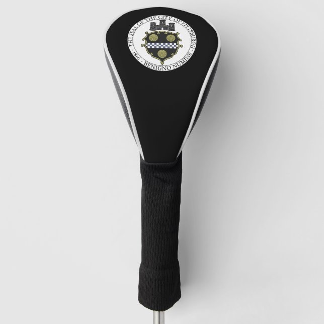 Siegel Pittsburgh Golf Headcover (Vorderseite)