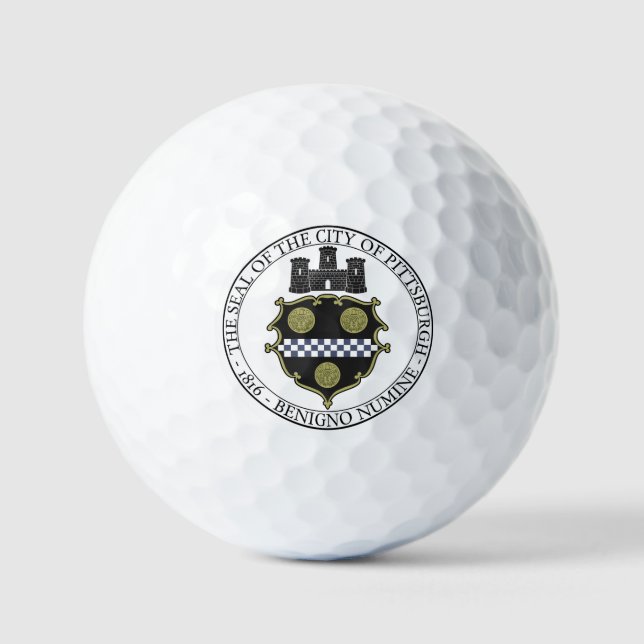 Siegel Pittsburgh Golfball (Vorderseite)